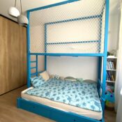 pat supraetajat cu plasa si depozitare